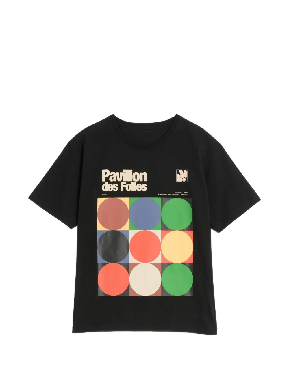 

Футболка Pavillon des Folies Valentino Garavani, черный