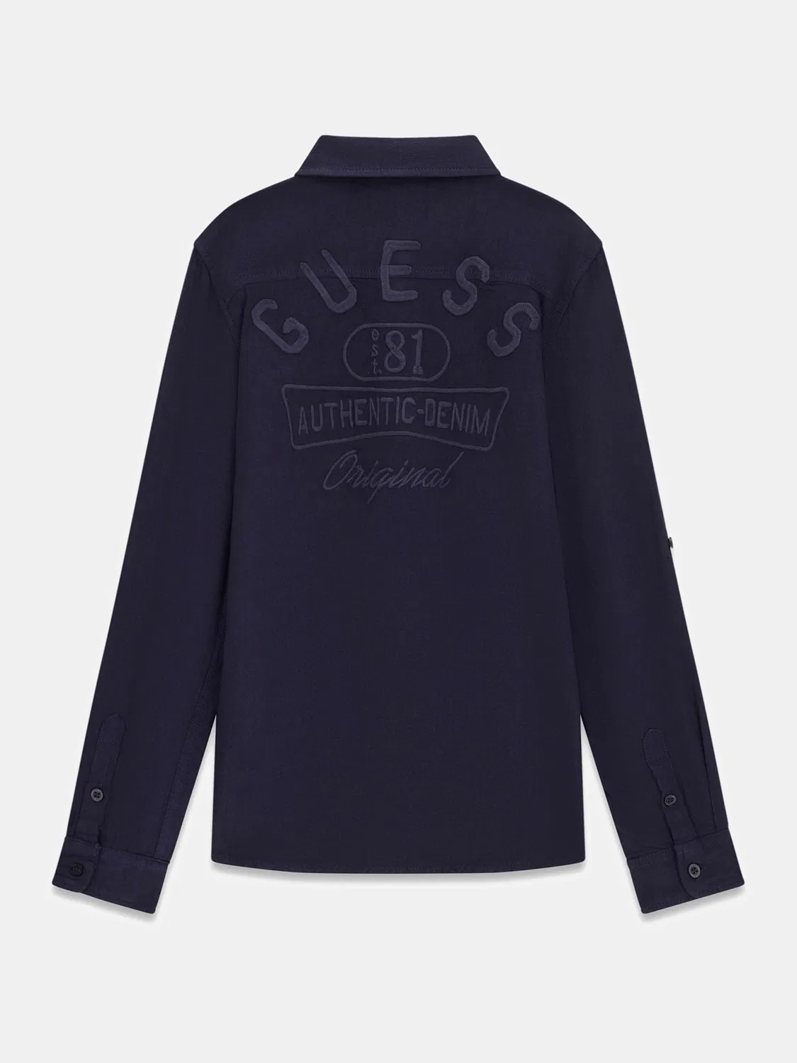 Рубашка на пуговицах стандартного кроя Guess, Dark Blue — фото 2