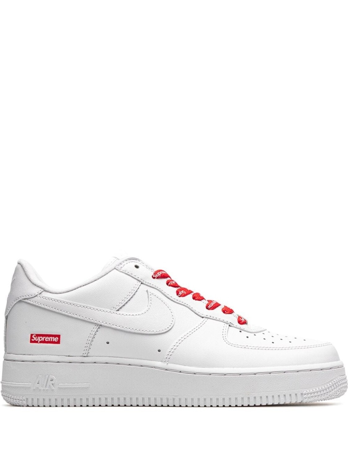 Кроссовки Nike х Supreme Air Force 1, белый/красный