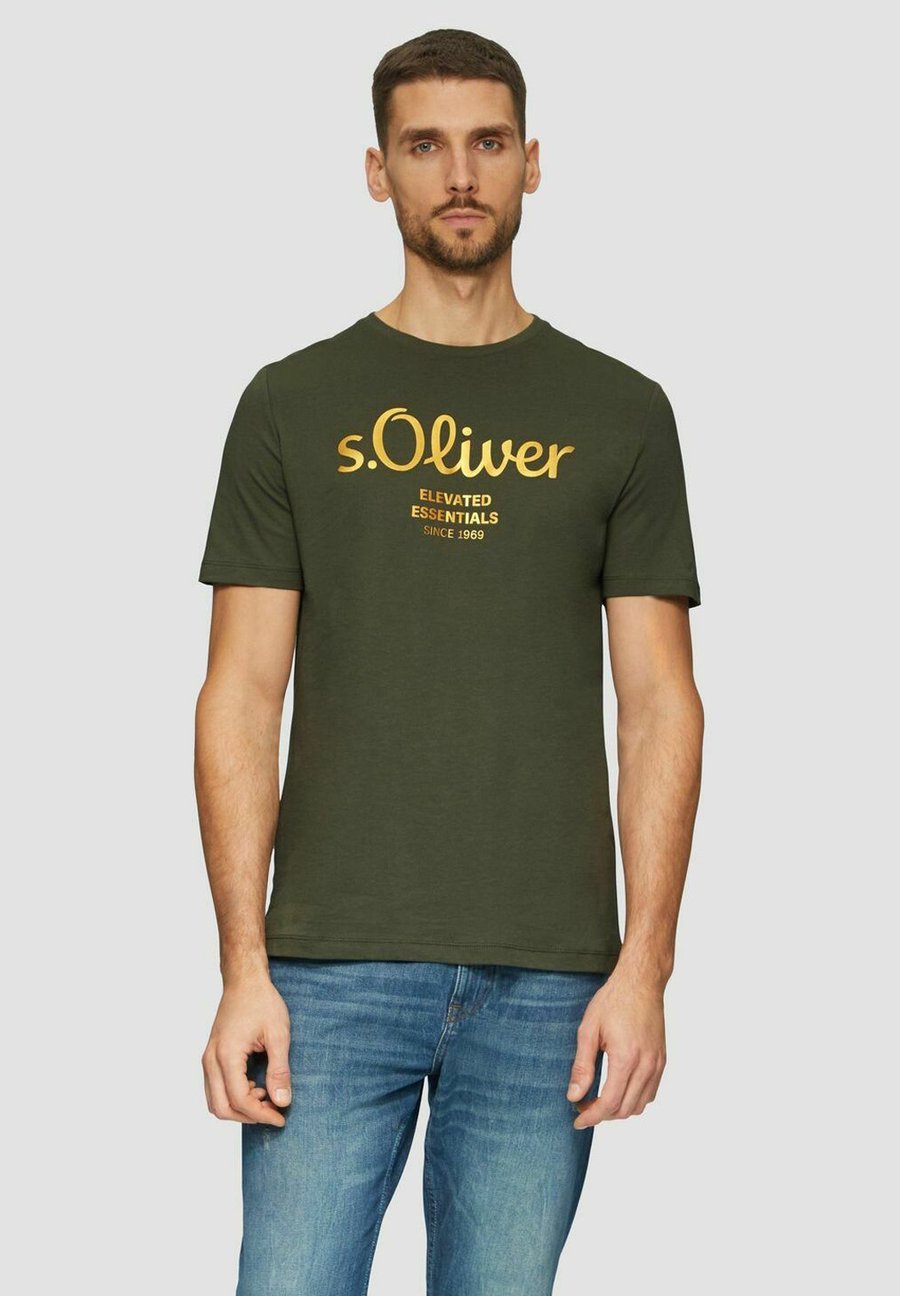 

Футболка s.Oliver Print T-shirt, Olive, Хаки, Футболка s.Oliver Print T-shirt, Olive