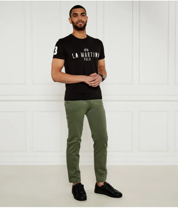 Брюки чинос Denton Regular fit Tommy Hilfiger, зеленый — фото 2