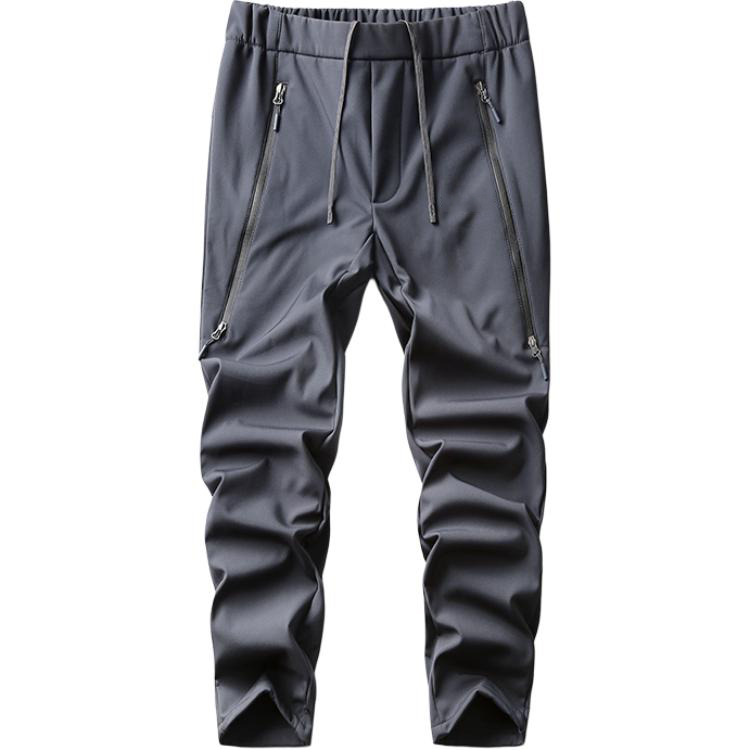 

Повседневные брюки Unisex утепленные прямого кроя LISENPOK, серый