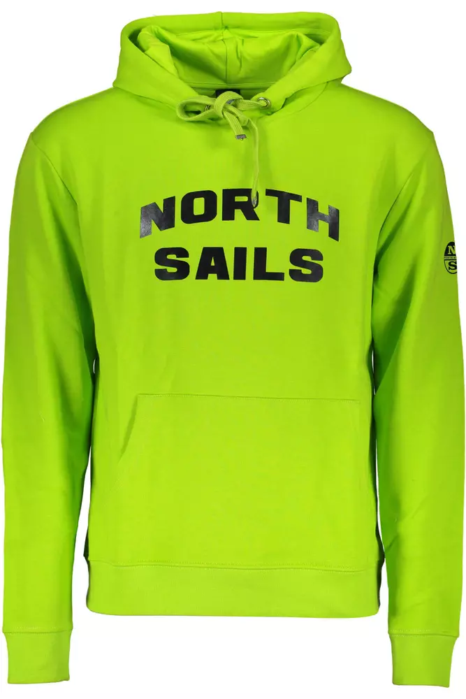 

Зеленый хлопковый мужской свитер North Sails