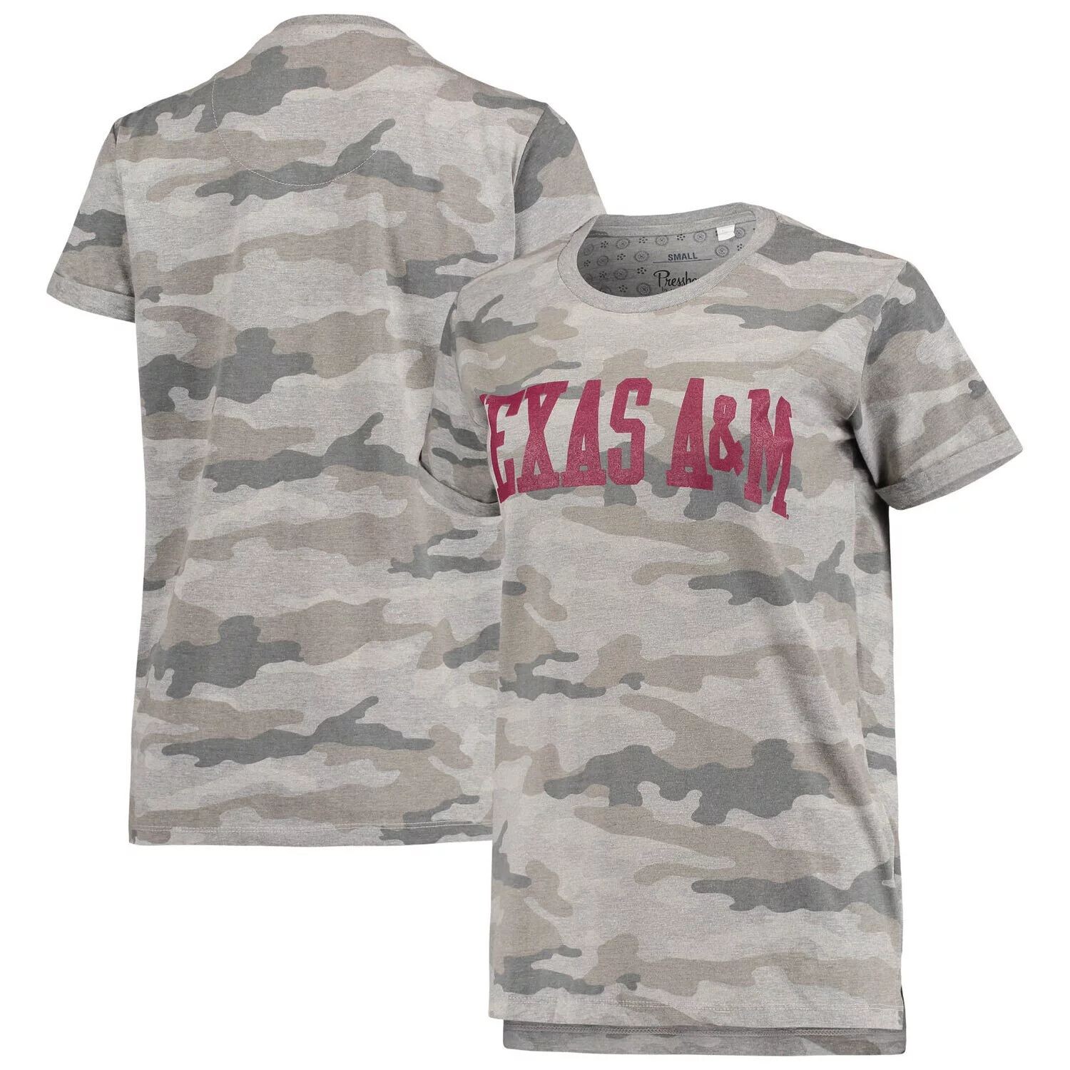 

Женская футболка Pressbox Camo Texas A&M Aggies