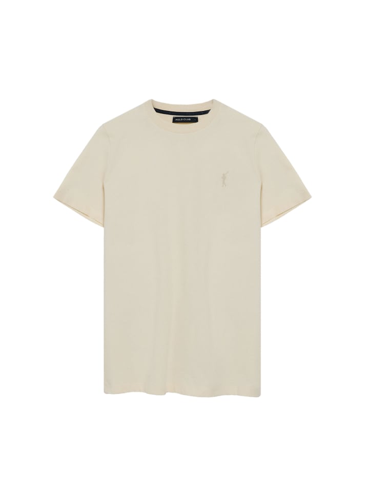 

Футболка бежевого цвета Polo Club