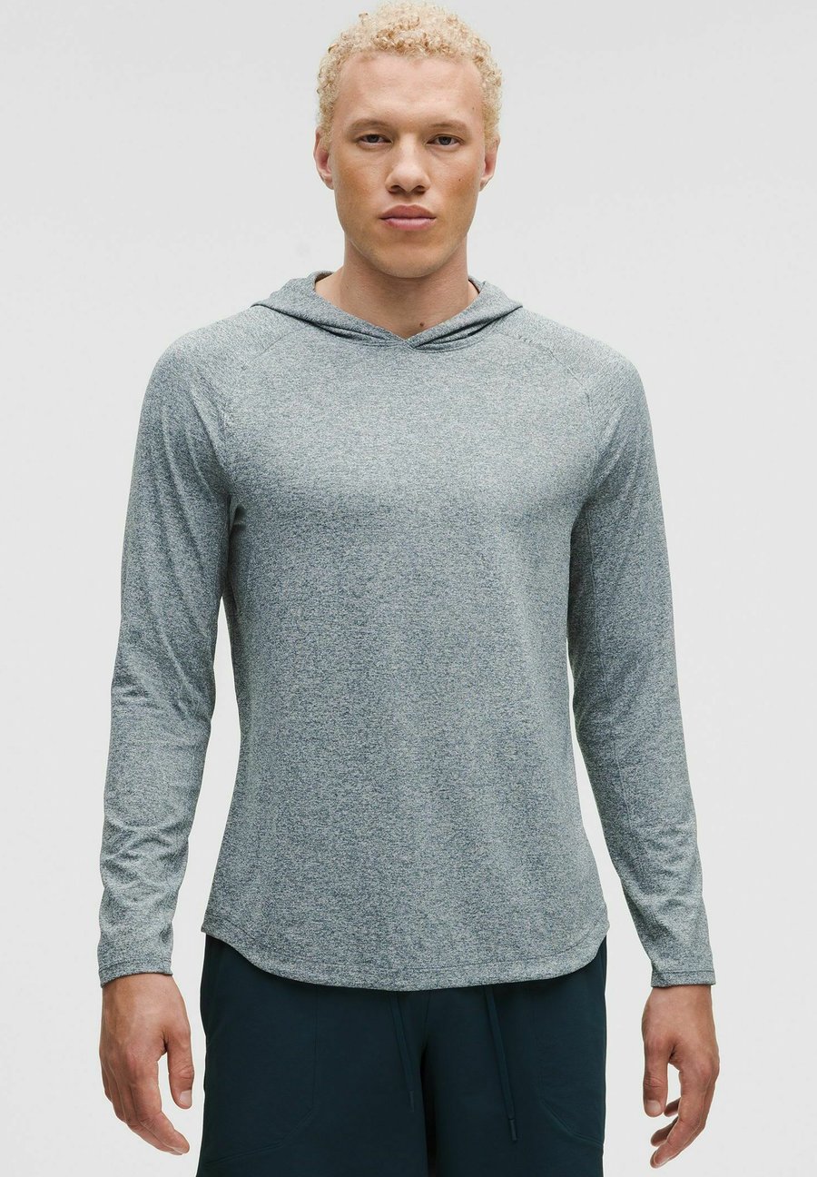 

Худи lululemon License to Train DrySense, Heathered Indochine Blue/Blue