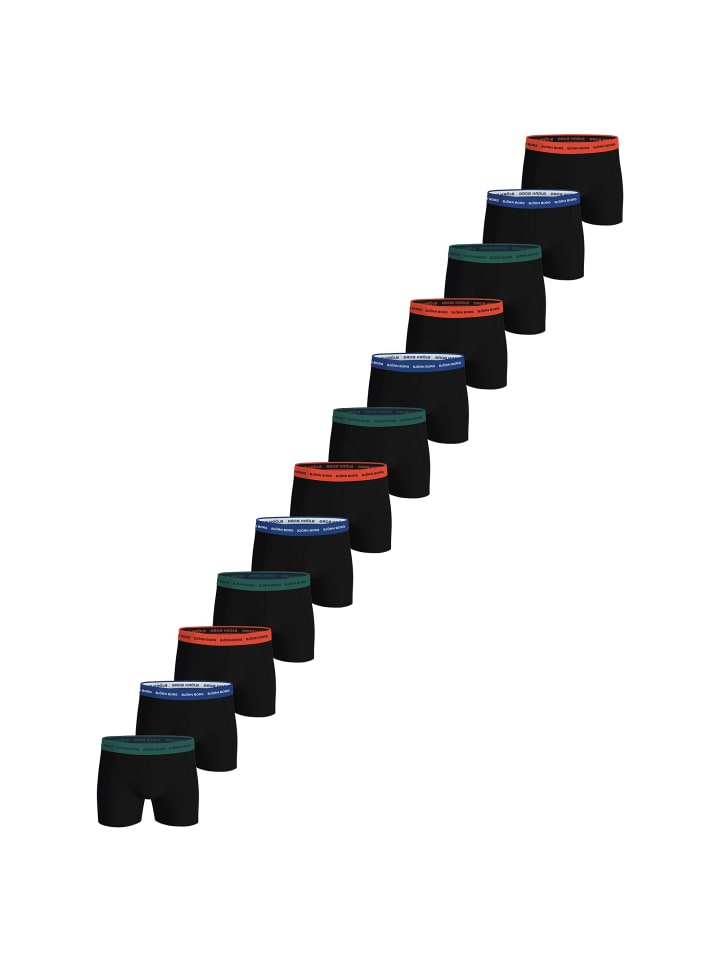 

Боксерские трусы Björn Borg, цвет schwarz/blau/grün/orange