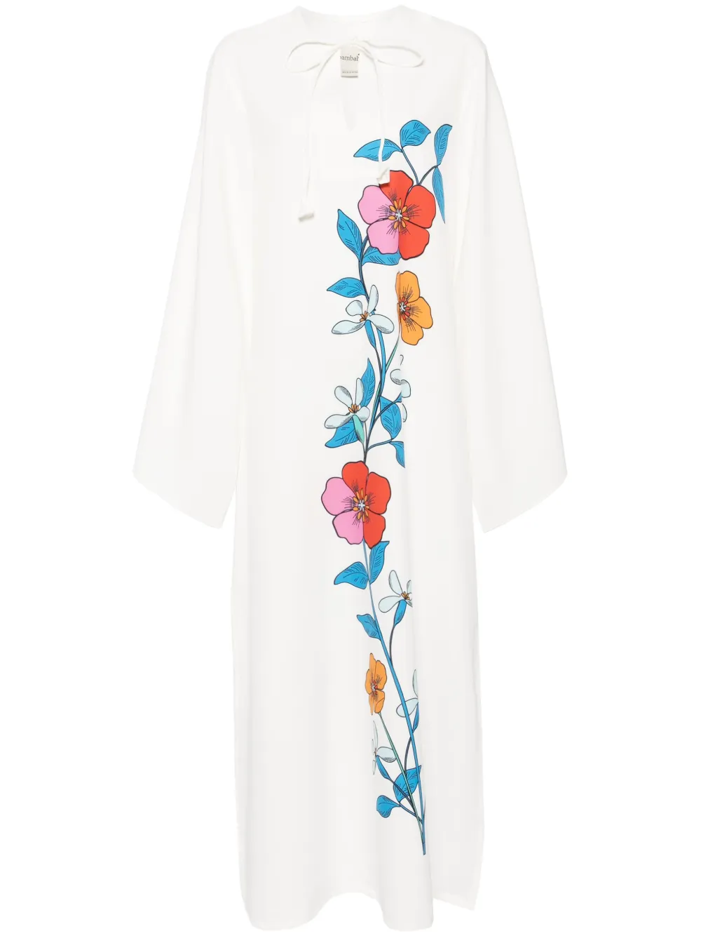 

Кафтан Hibiscus Moza Bambah, белый