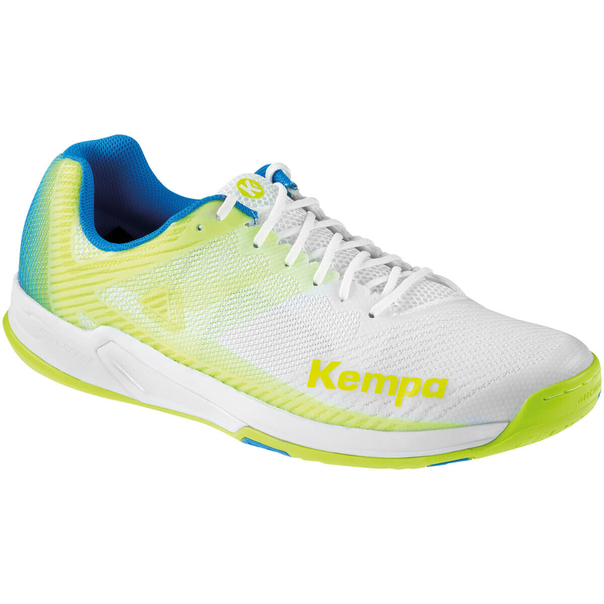

Спортивные кроссовки Kempa Hallen Sport Schuhe WING 2.0, цвет weiß/fluo gelb, Серый, Спортивные кроссовки Kempa Hallen Sport Schuhe WING 2.0, цвет weiß/fluo gelb