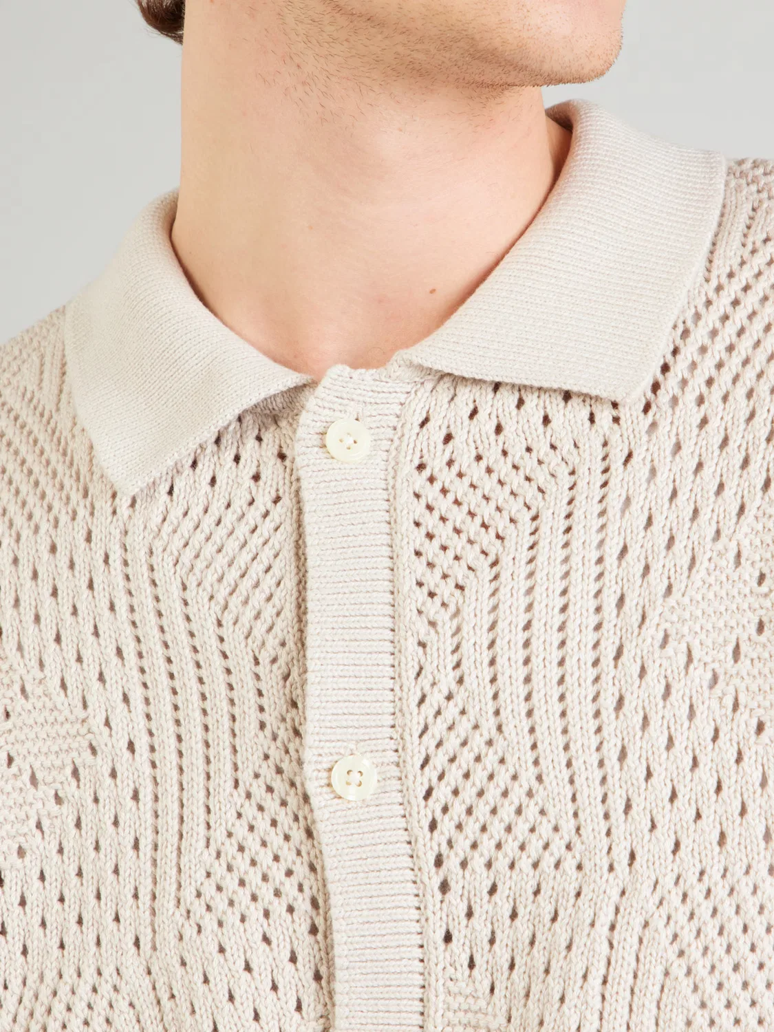 Вязаный кардиган 'рубашка для похода' Levi'S , Beige — фото 2
