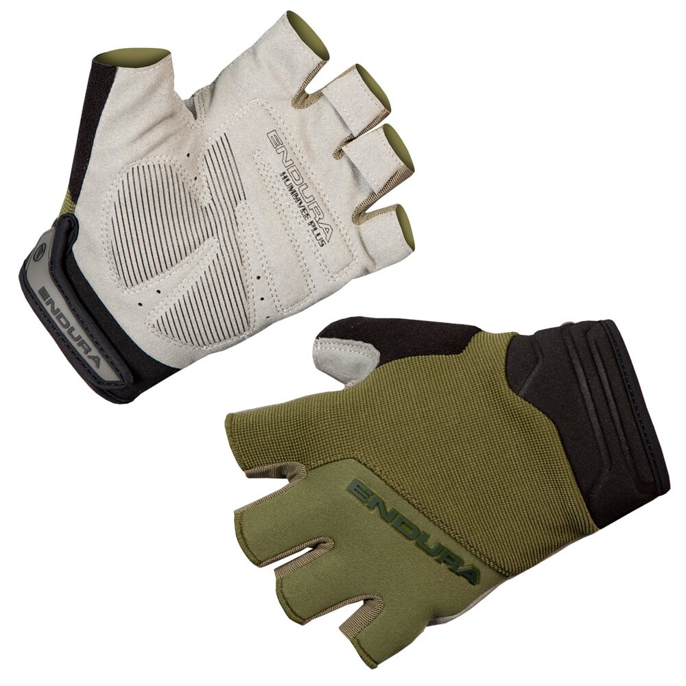 

Короткие перчатки Endura Hummvee Plus II Short Gloves, зеленый