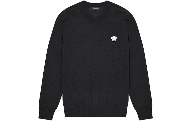

VERSACE Кашемировый свитер мужской black