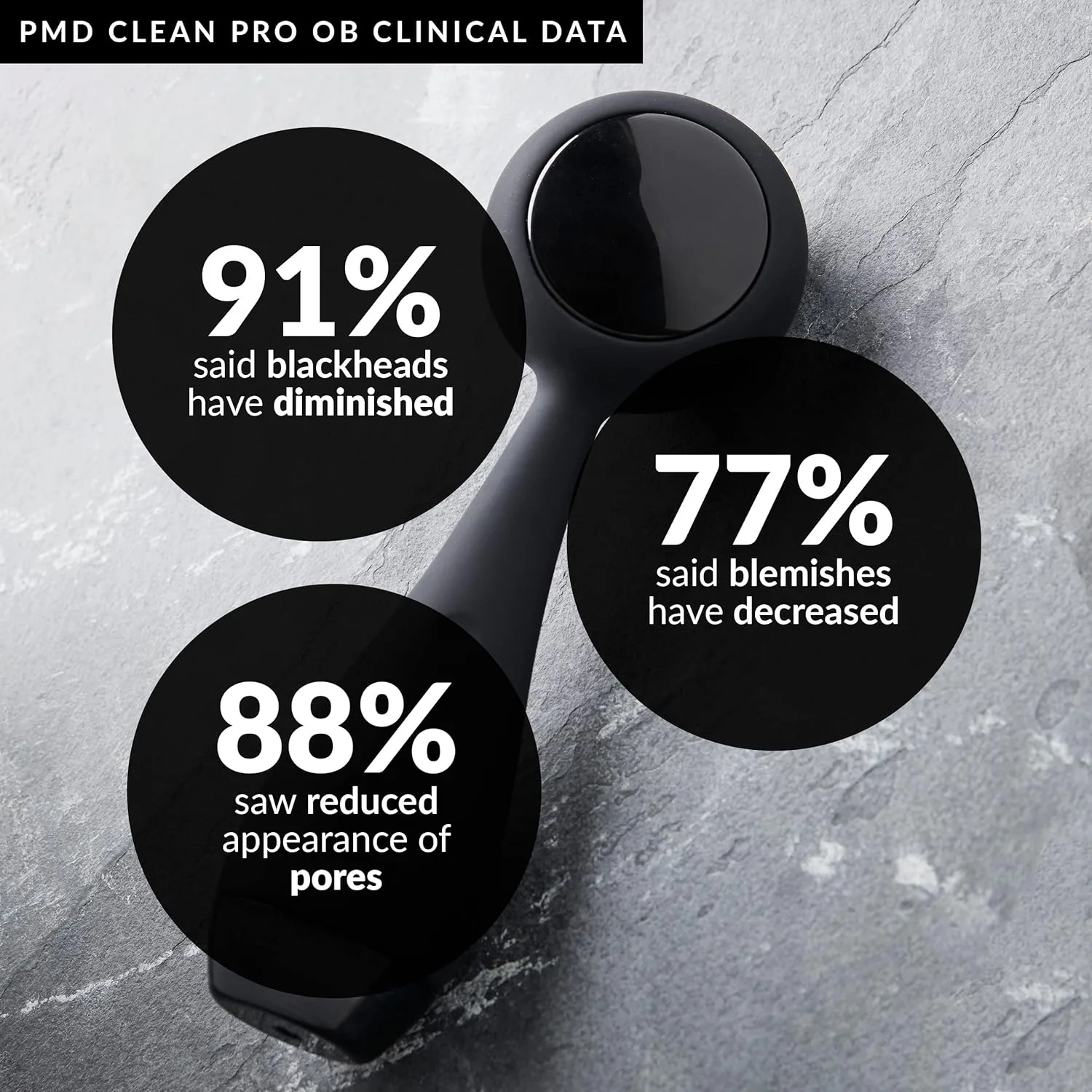 Clean Pro OB - Интеллектуальное устройство для очищения лица Pmd Beauty, Black Obsidian + Cleanser — фото 3