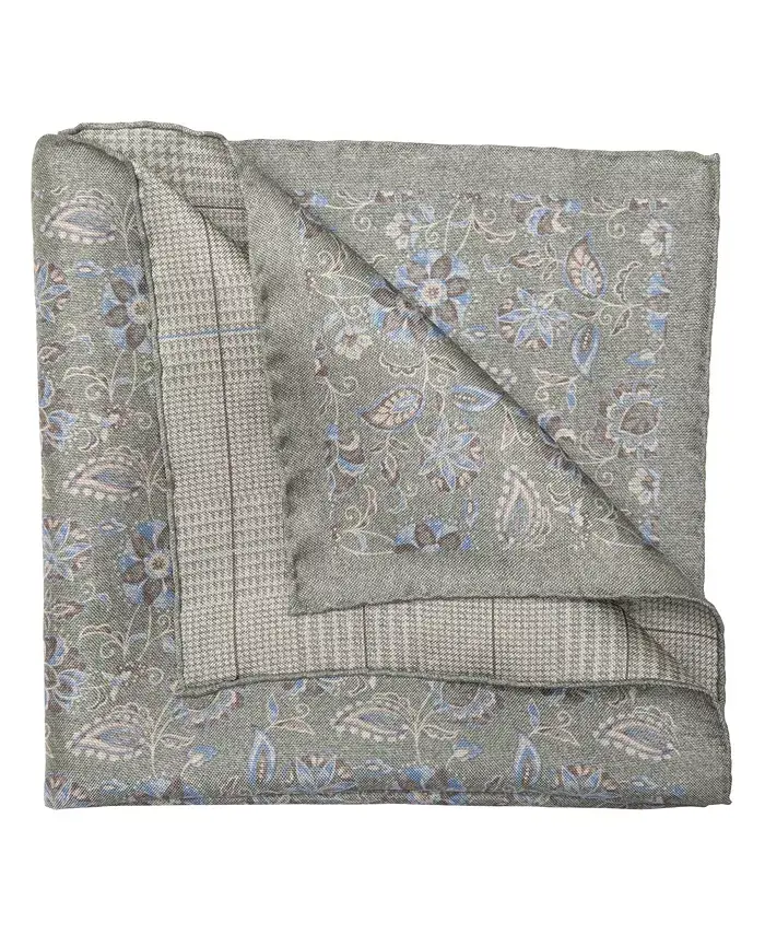 

Мужской Enzo - двусторонний шелковый карманный платок для мужчин Elizabetta, зеленый