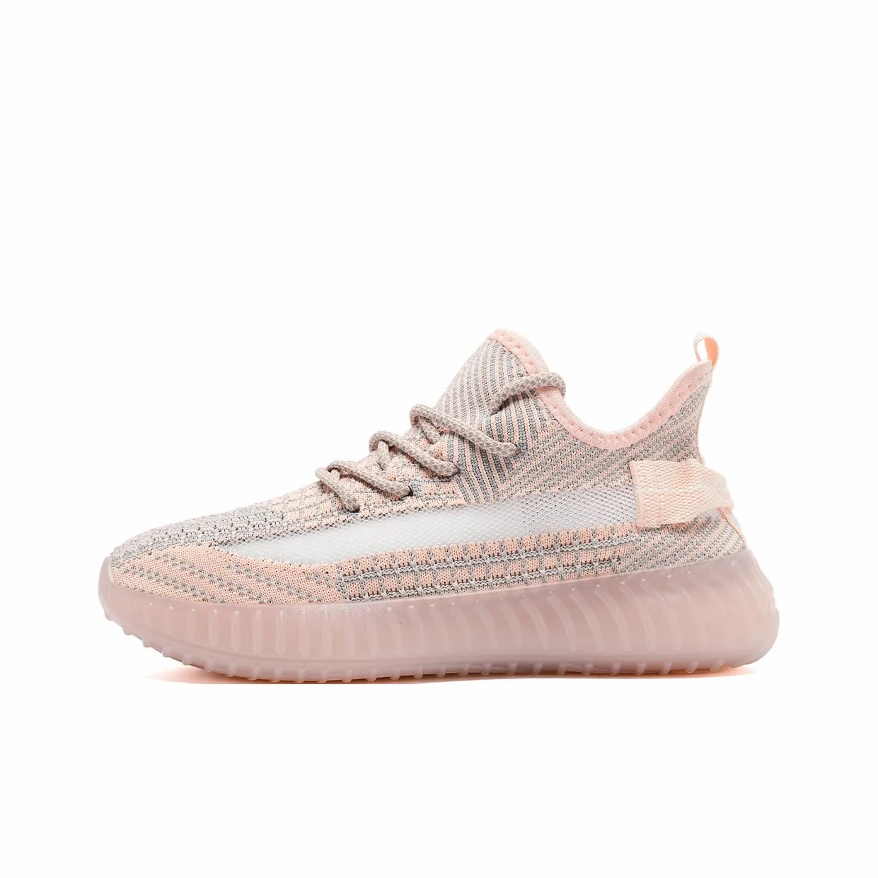 

Амортизирующие увеличивающие высоту износостойкие легкие нескользящие низкие повседневные кроссовки Unisex OAOQ, розовый