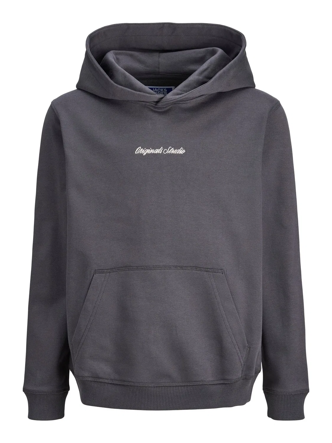 Капюшонный свитер на флисе JACK & JONES Junior, асфальт