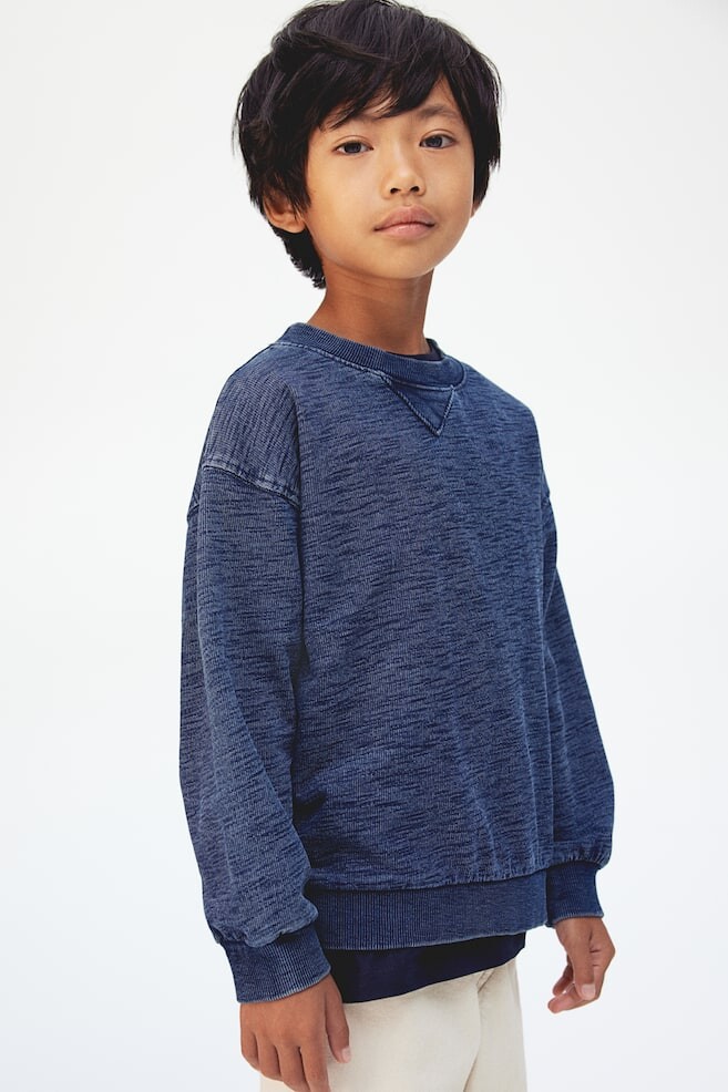 

Толстовка с круглым вырезом H&M, синий
