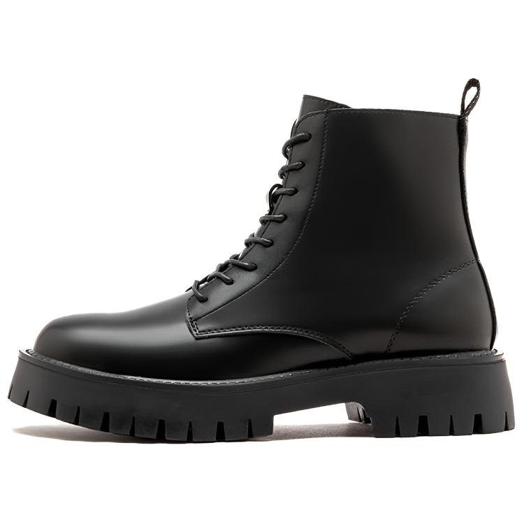 

JIETEGONGYANG Короткие мужские ботинки Martin, черные