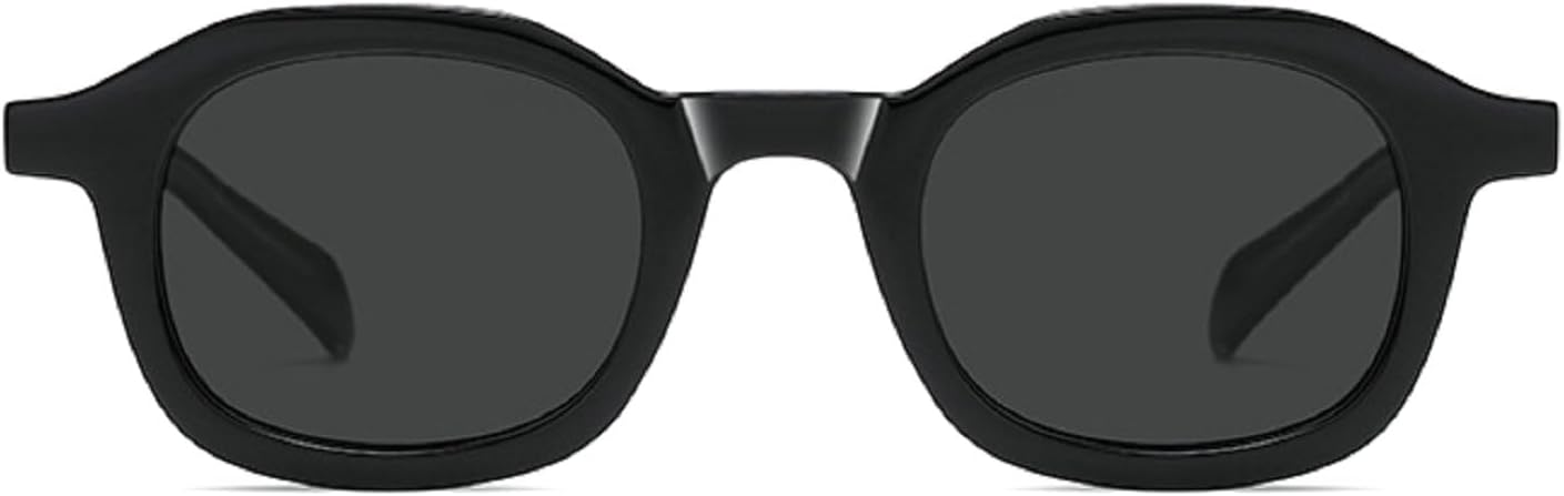 

Квадратные солнцезащитные очки для женщин, роскошные, нестандартной формы, винтажные, модные, в стиле панк, с защитой от УФ-излучения UV400, для мужчин s31104 Melrose, Black