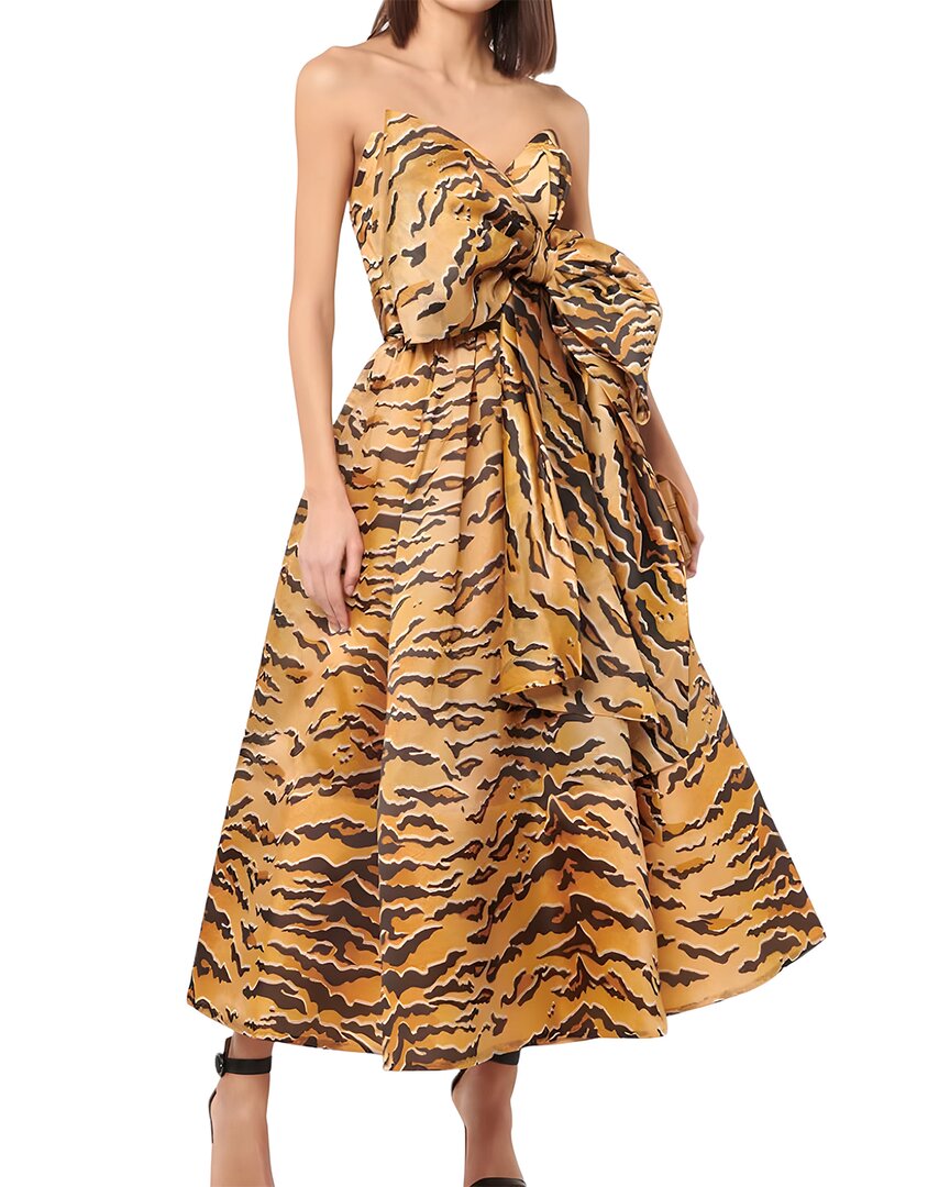 

Платье миди LINDA CHARM, цвет leopard print