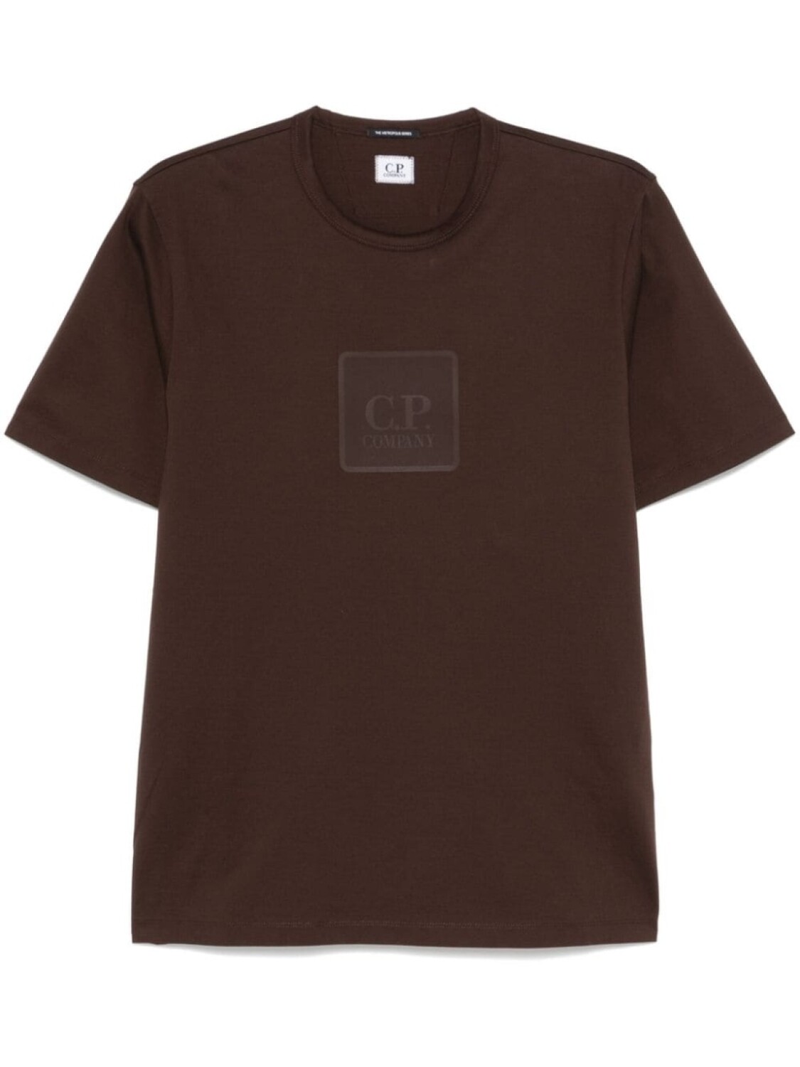 

C.P. Company футболка с круглым вырезом, коричневый