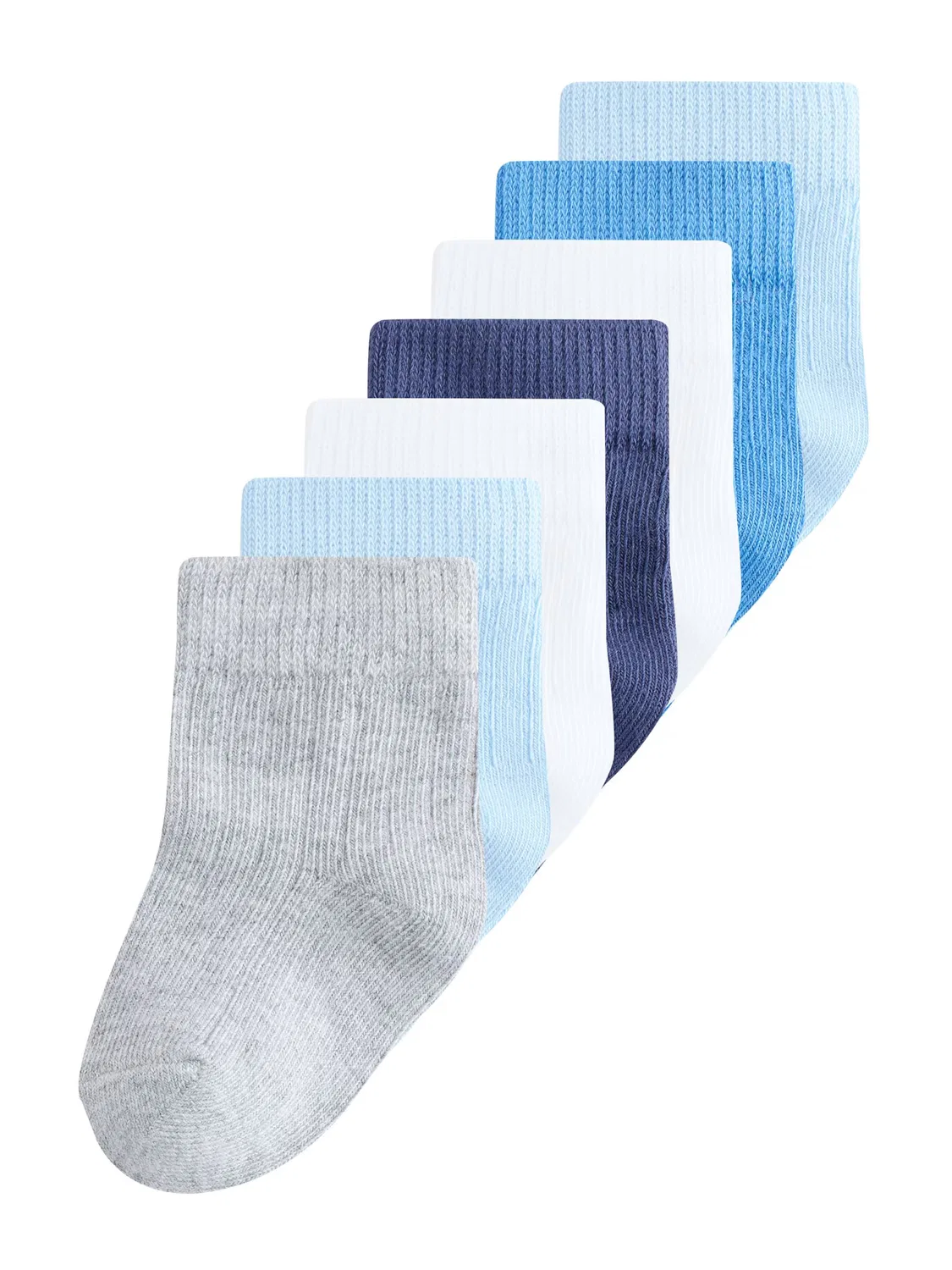 Носки Next, Marine Blue/Light Blue/Mottled Grey/White