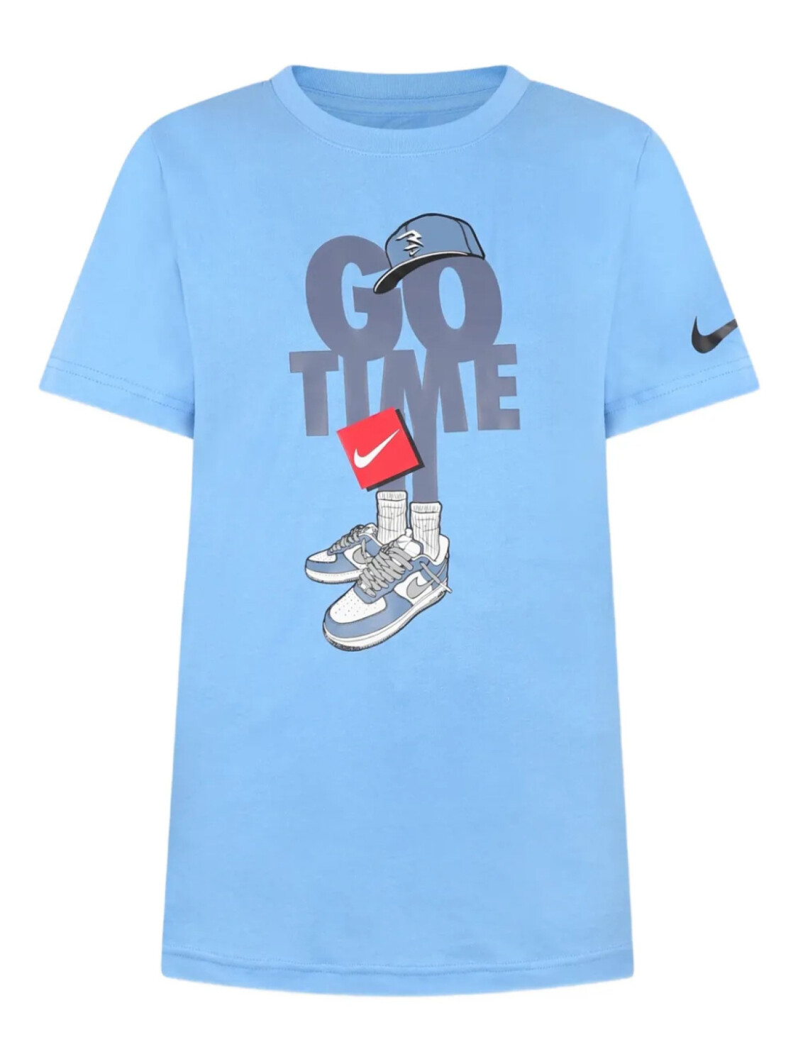 

Футболка Nike Kids с круглым вырезом, синий