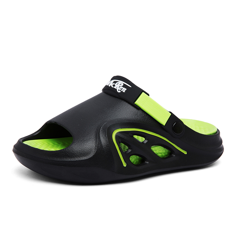 CariteSport Пляжные сандалии мужские черно-зеленые, цвет Black Green — фото 2