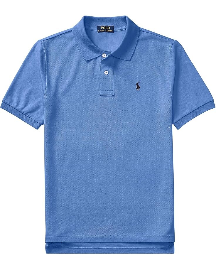 

Поло Polo Ralph Lauren Kids Cotton Mesh Polo Shirt, цвет Scottsdale Blue