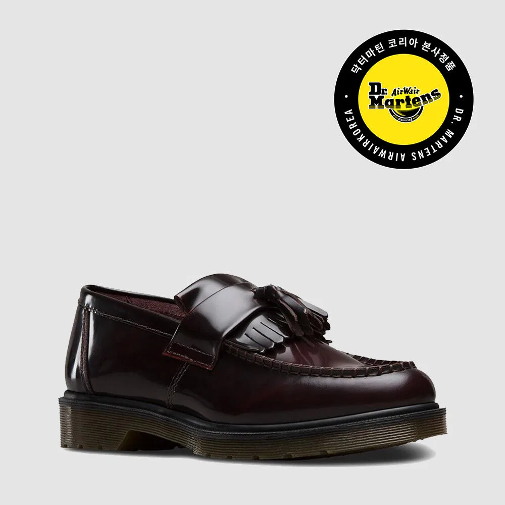 Мужские лоферы Adrian Cherry Red от Dr. Martens