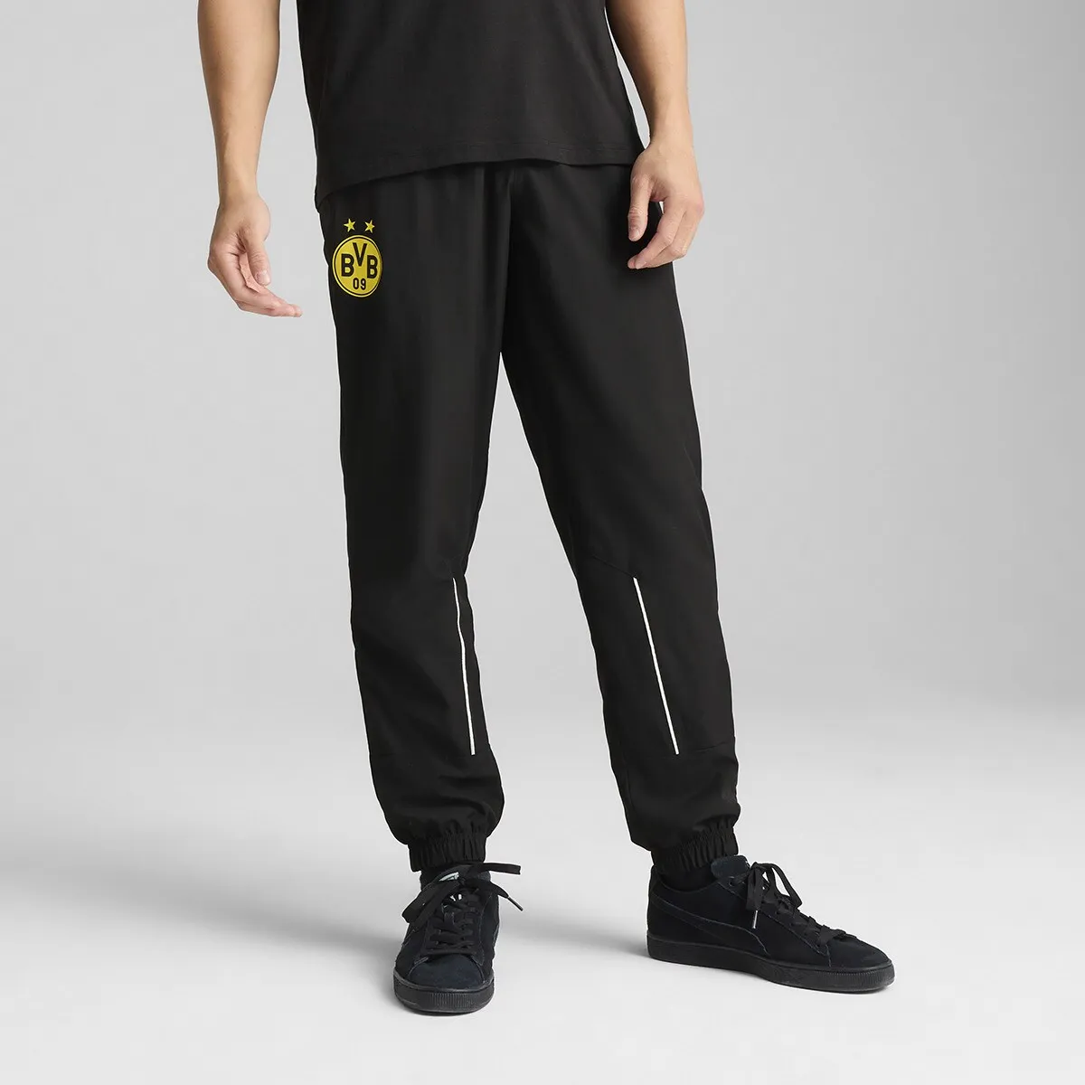 

BVB ftblARCHIVE Брюки Puma мужские длинные брюки, чёрный