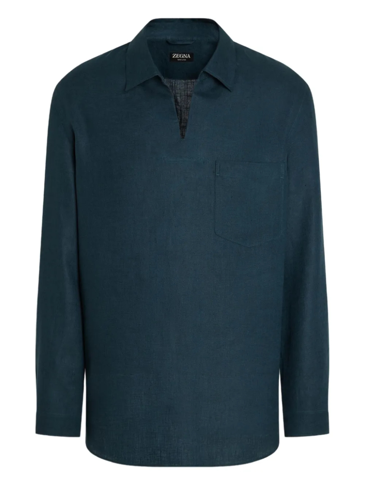 

Футболка из льна Zegna, синий