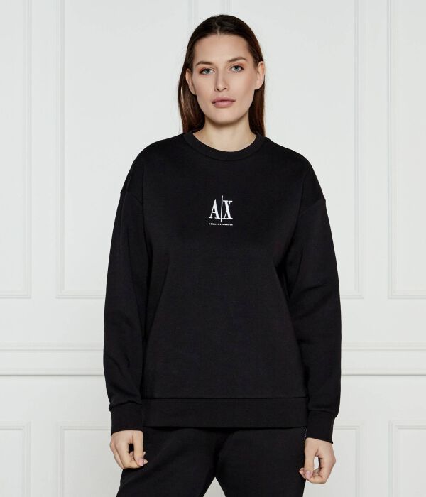 

Свитер Relaxed fit Armani Exchange, черный