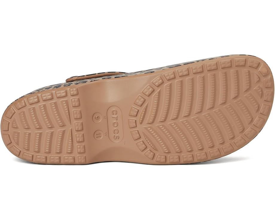Сабо Crocs Classic Mary Jane Clogs, Mary Janes for, цвет Sepia/Leopard — фото 3