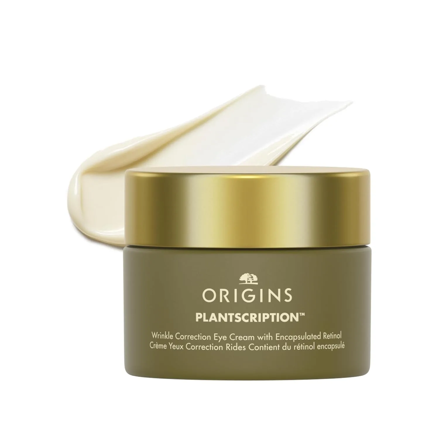 Крем для глаз Origins Plantscription от морщин с ретинолом | Заметно уменьшает морщины вокруг глаз | С инкапсулированным ретинолом, 0,5 жидких унций