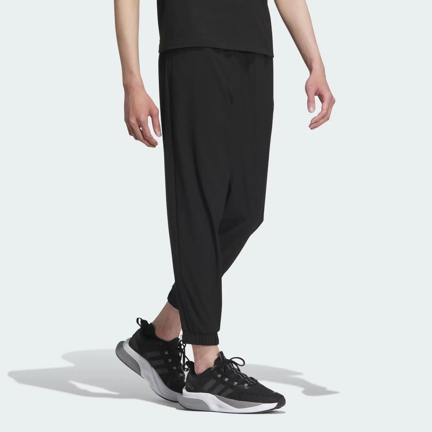 Спортивная одежда Спортивные штаны мужские черные Adidas, черный — фото 4