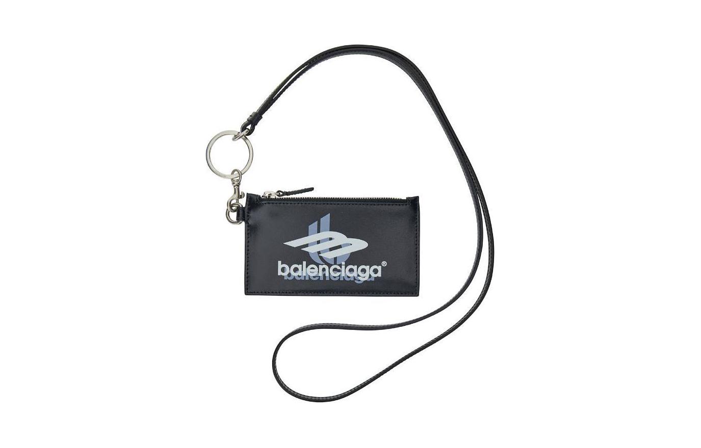 

Брелок для карт с принтом логотипа Balenciaga