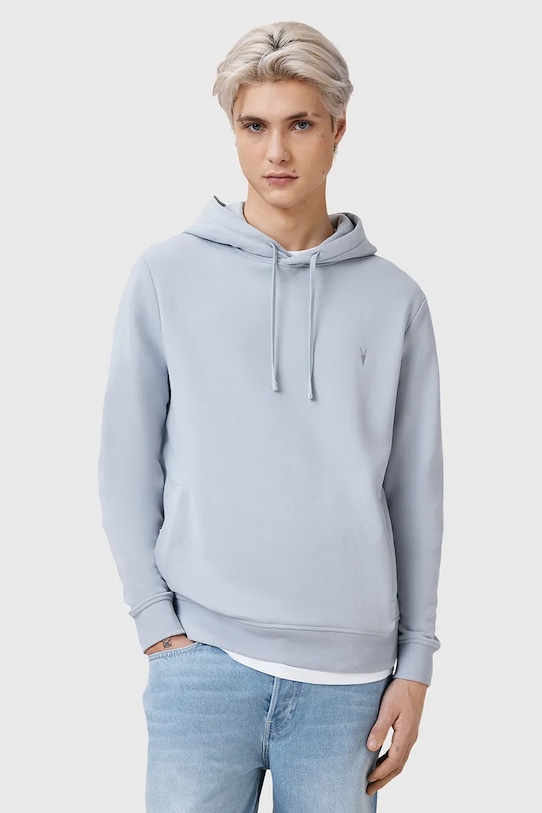 

Хлопковая толстовка RAVEN OTH HOODY Allsaints, синий