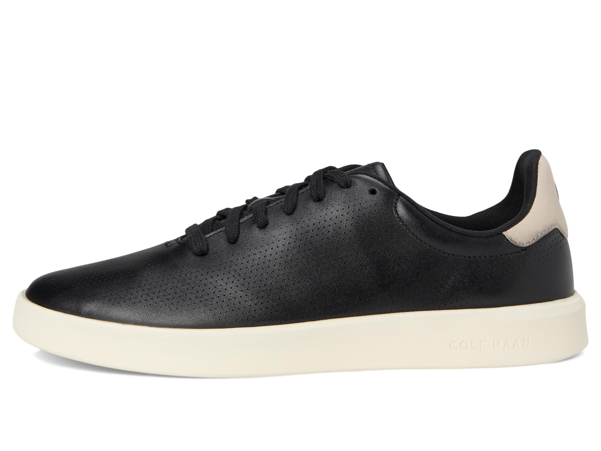 Туфли Cole Haan Grand Crosscourt Daily Laser Sneakers, цвет Black/Ancient Scroll/Ivory — фото 4
