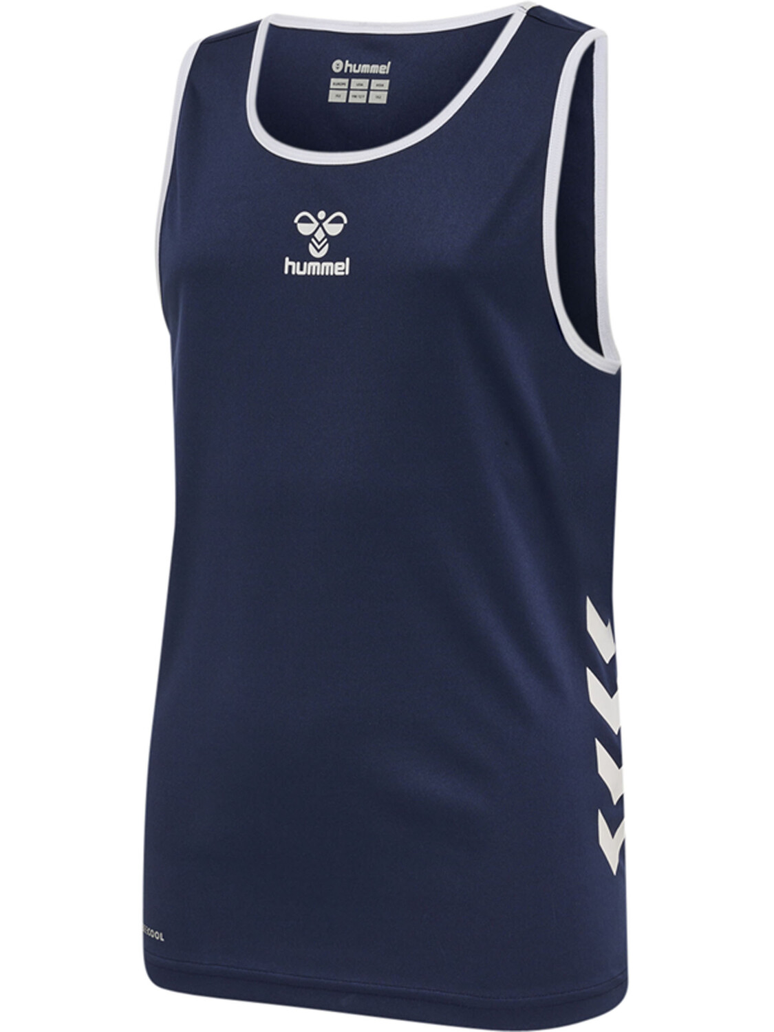 Футболка Hummel Trikot S/L Hmlcore Xk Basket Jersey Kids, морской — фото 4