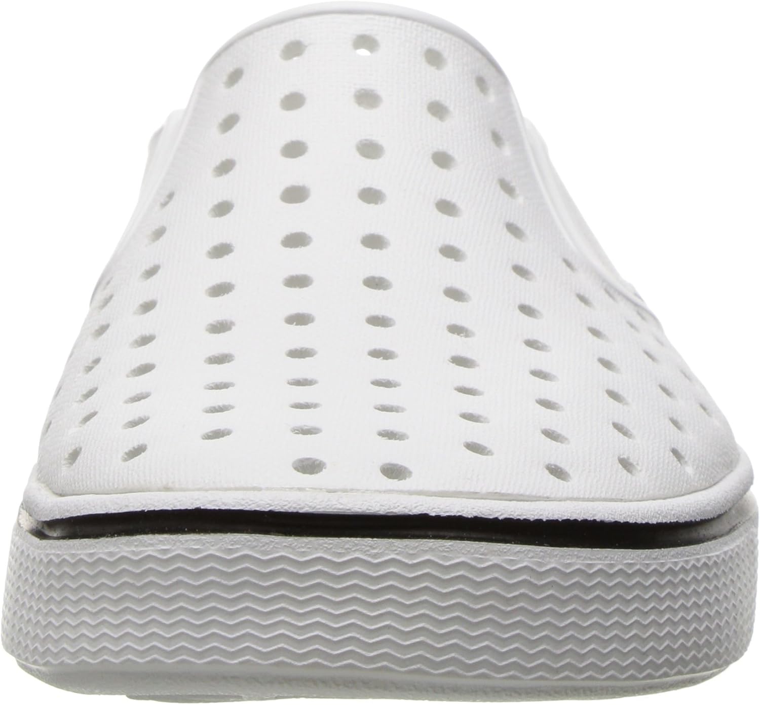 Кроссовки без шнурков Native Shoes Miles для детей, унисекс, белый — фото 2