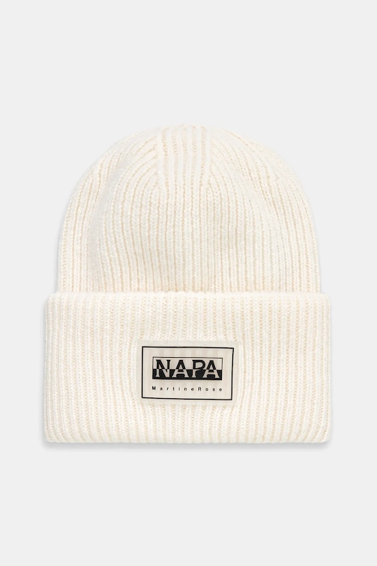 

Шерстяная шапка x martine rose Napapijri, бежевый
