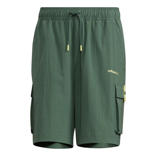 

Шорты neo m sw wvn ut sh pocket sports short pant male green Adidas, зеленый
