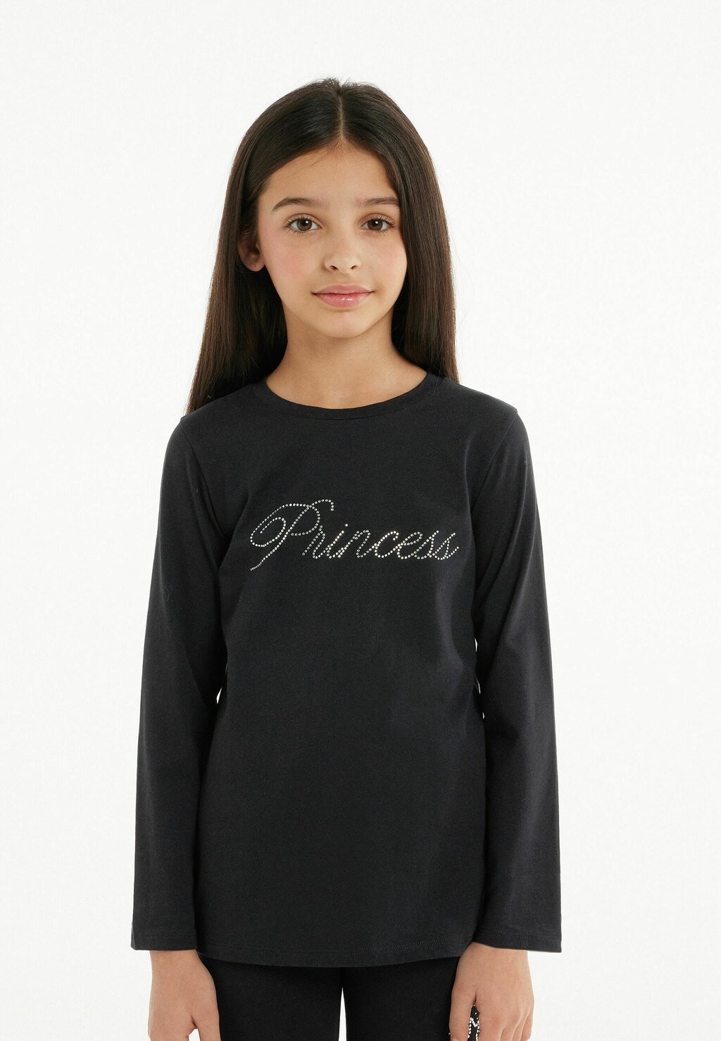 

Рубашка с длинным рукавом Tezenis, цвет nero stampa princess