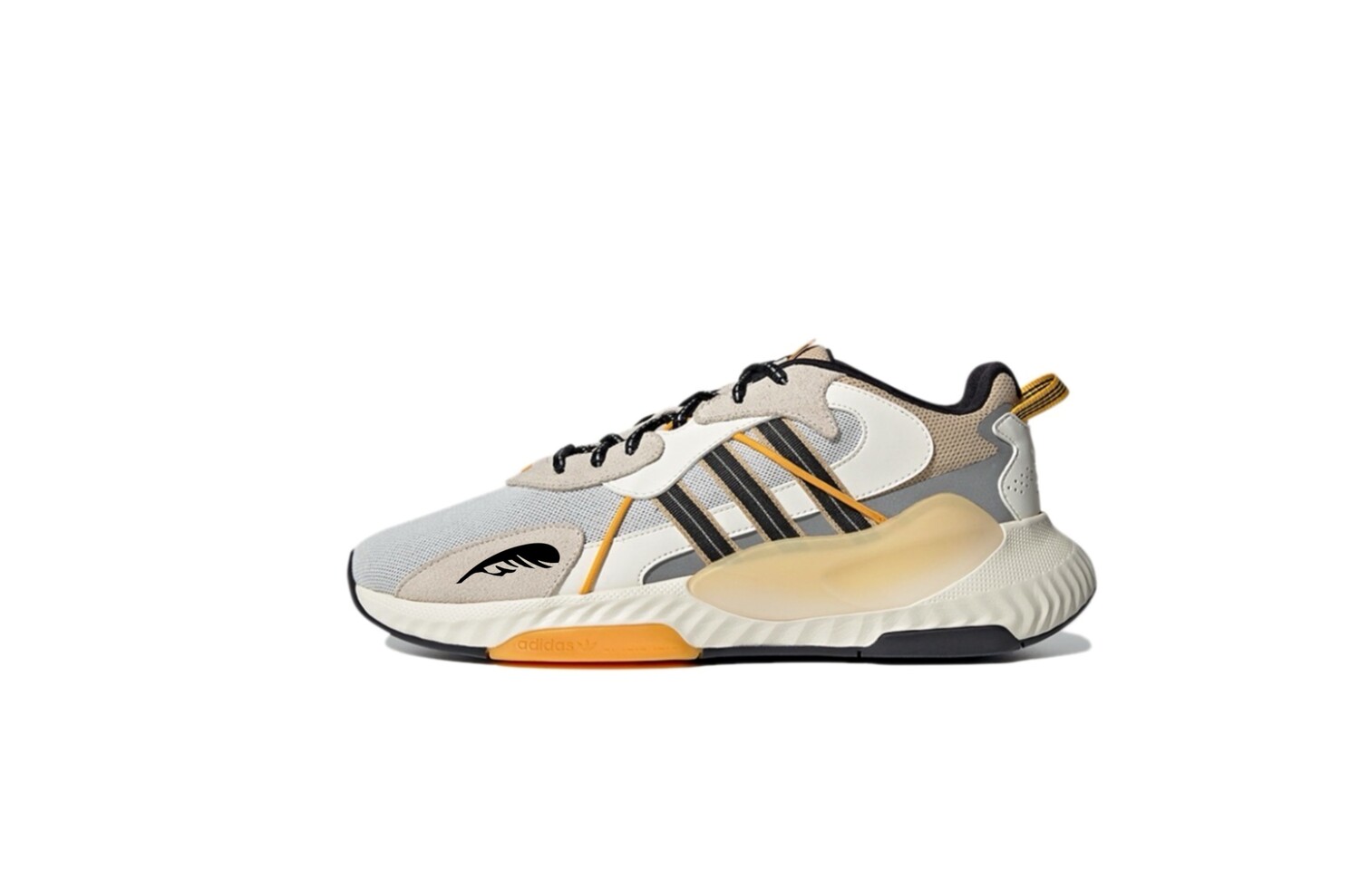 

Кроссовки adidas originals Hi-Tail Lifestyle Shoes Unisex Low-top White/gray/orange, светло-серый