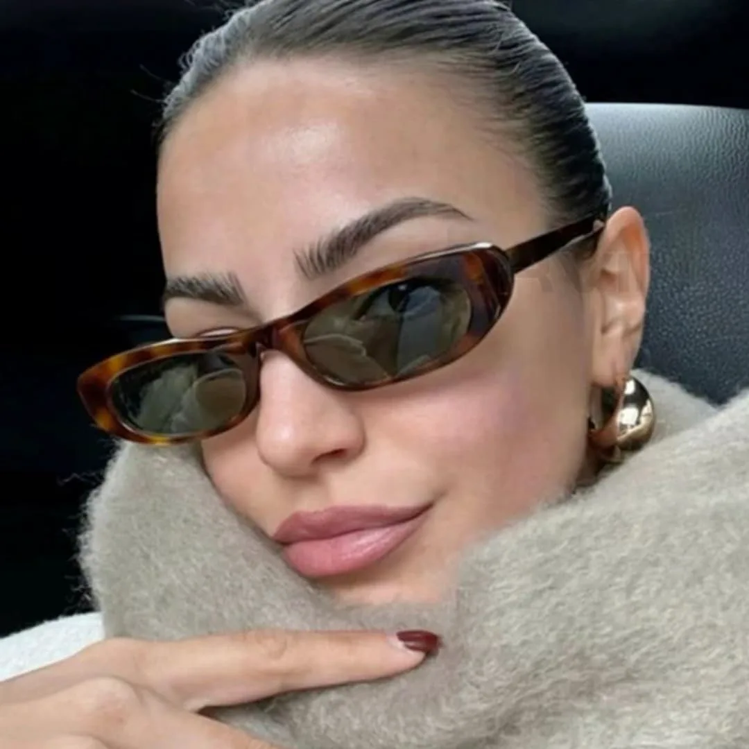 

Солнцезащитные очки с защитой UV400 | «Кошачий глаз», черные, маленькие | для женщин и мужчин, для занятий спортом на открытом воздухе и вождения DSVIGF, Black Tea