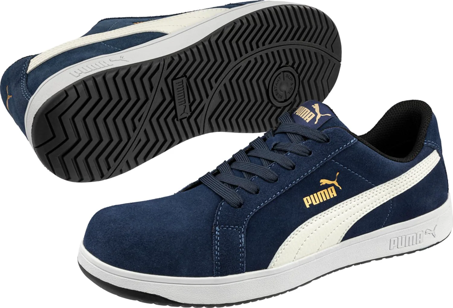 Мужские кроссовки Puma Iconic Suede Low Eh, темно-синий — фото 4