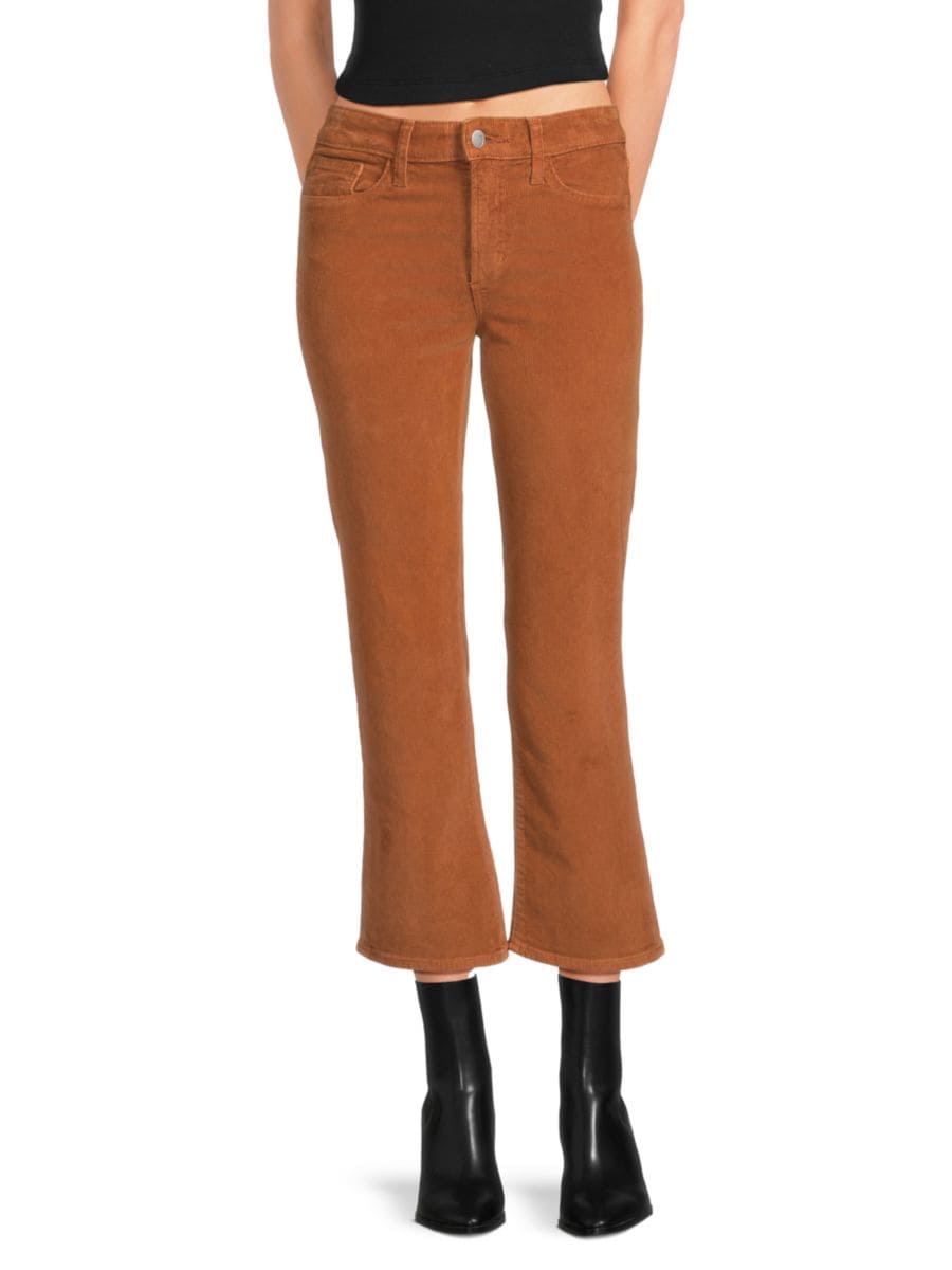

Джинсы Bootcut из вельвета с высокой талией Joe's Jeans, цвет Caramel