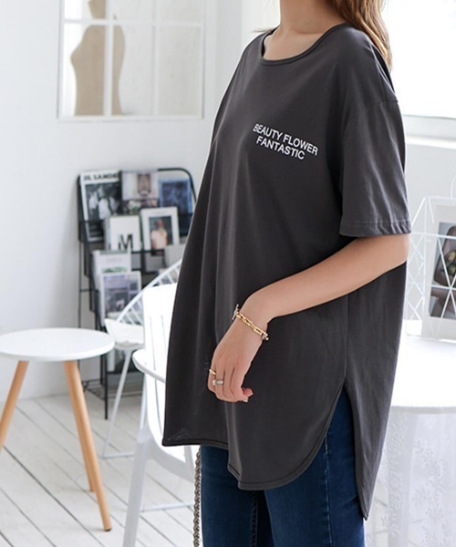 

Футболка оверсайз летняя Maison de LATIR, серый