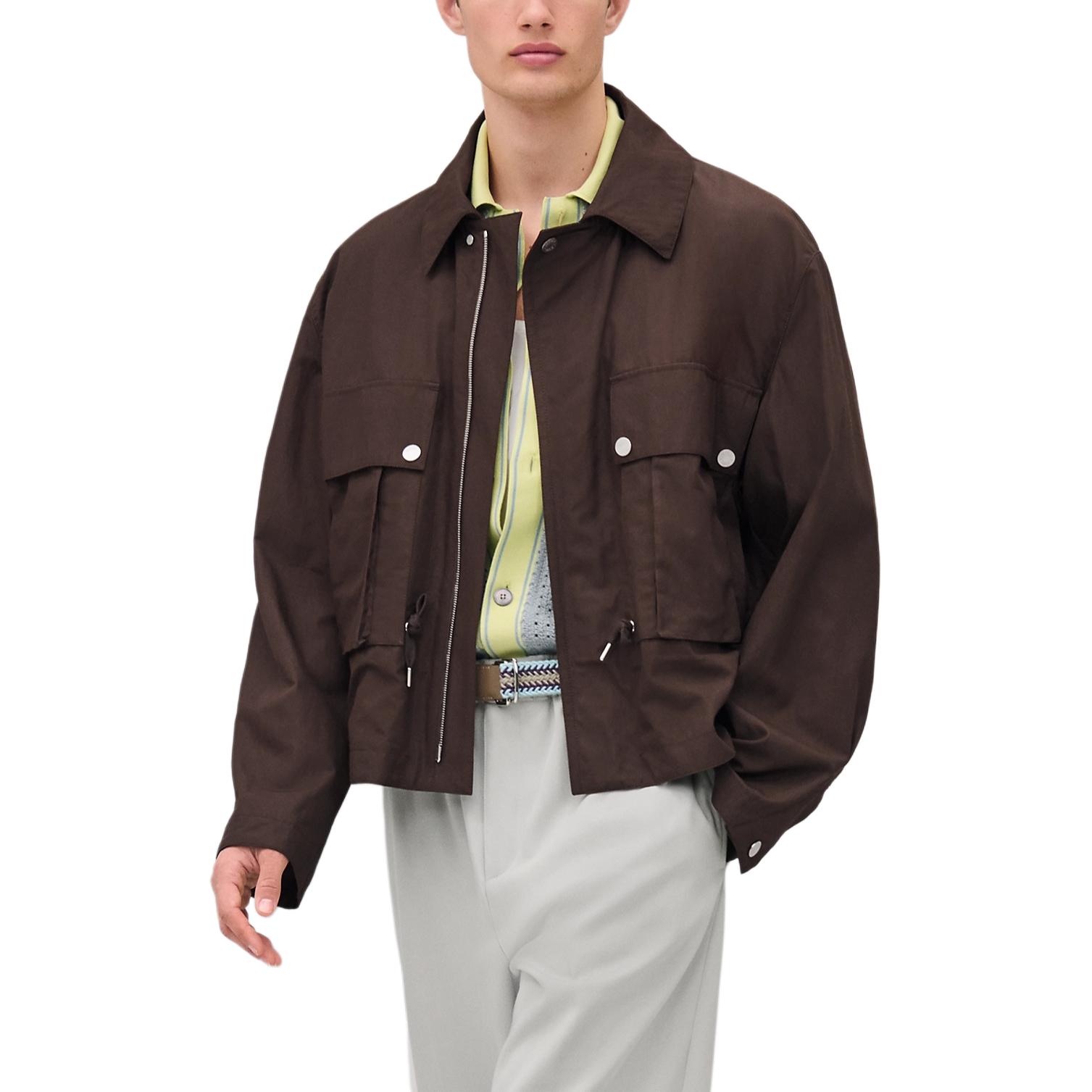 

HERMES Куртка мужская какао браун, Cocoa Brown